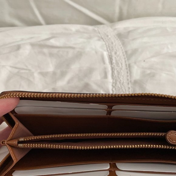 NWOT - Coach Saddle Brown Smooth Leather Wallet - Picture 10 of 14